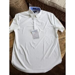 Essex Classics Talent Yarn Performance Men's Show Shirt Size 38 Short Sleeve